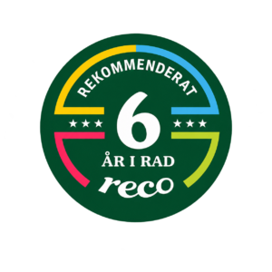 Rekommenderat av Reco – 6 år i rad
